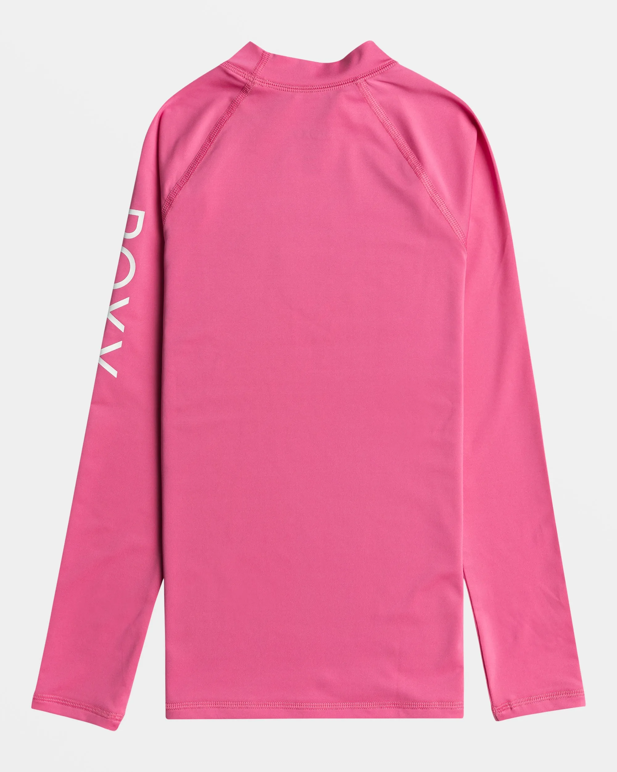 Girls 7-16 Whole Hearted Long Sleeve UPF 50 Rashguard - Shocking Pink sold by Roxy product image thumbnail 2