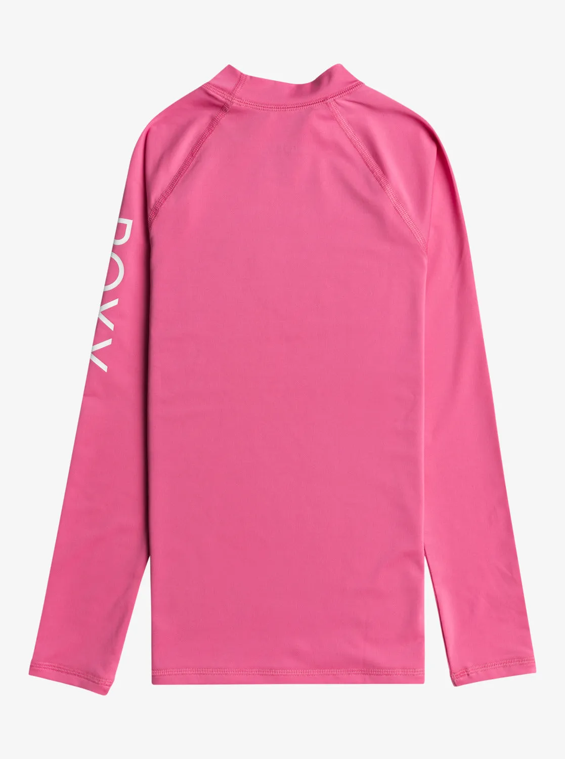 Girls 7-16 Whole Hearted Long Sleeve UPF 50 Rashguard - Shocking Pink sold by Roxy product image thumbnail 4