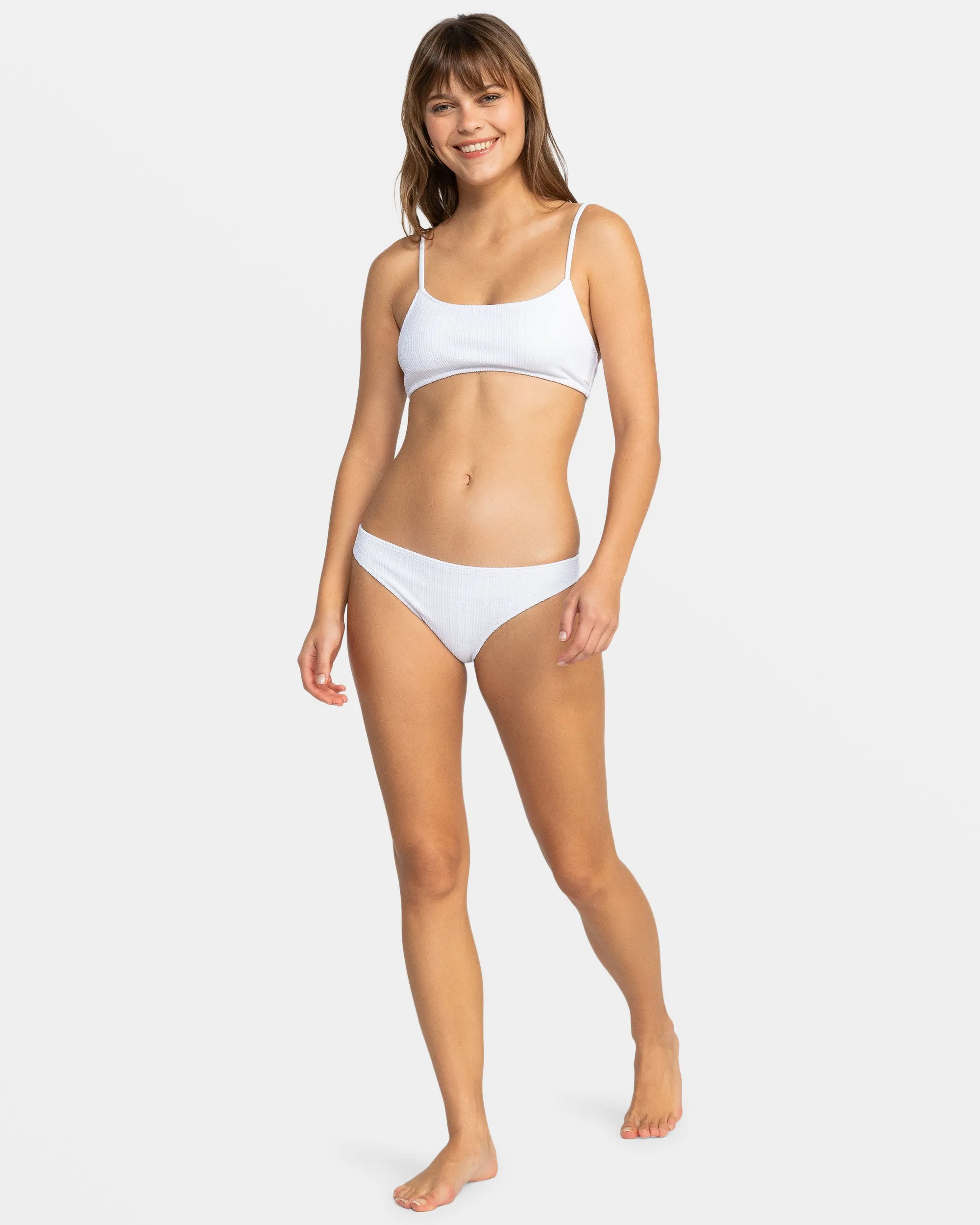 Aruba Moderate Bikini Bottom - Bright White sold by Roxy product image thumbnail 3