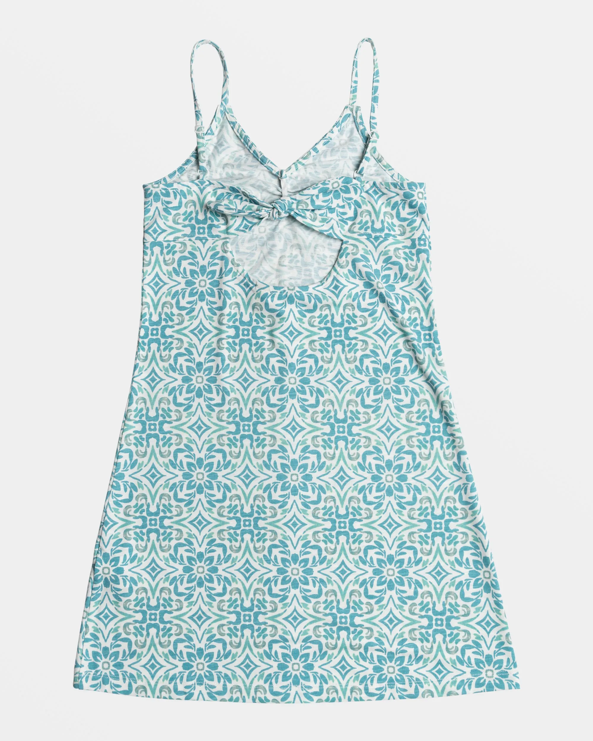Girls 4-16 Still In My Heart Strappy Mini Dress - Cloud Dancer Fresco Tile sold by Roxy product image thumbnail 2