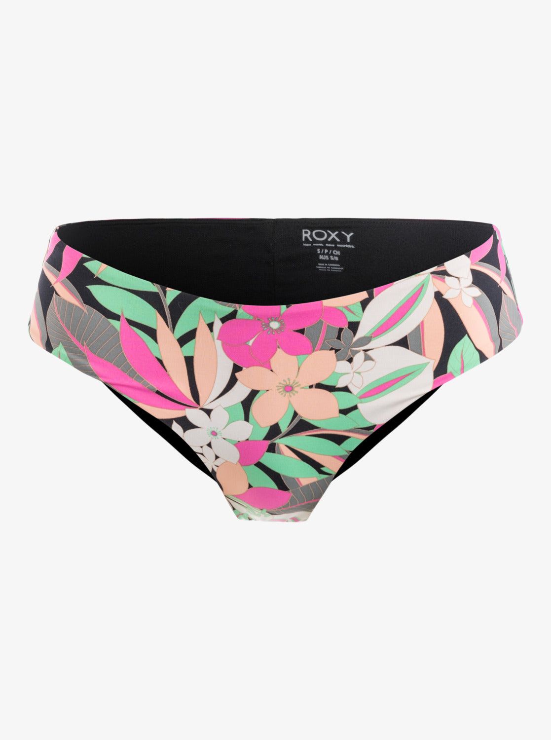 Printed Beach Classics V Cheeky Bikini Bottoms - Anthracite Palm Song S sold by Roxy product image thumbnail 3
