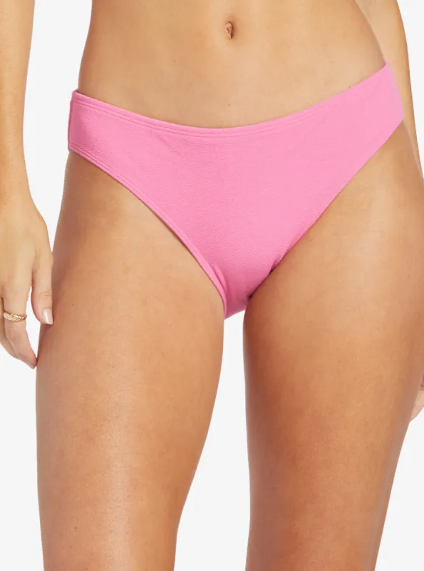 Hawaiian Heat Hipster Bikini Bottoms - Shocking Pink sold by Roxy