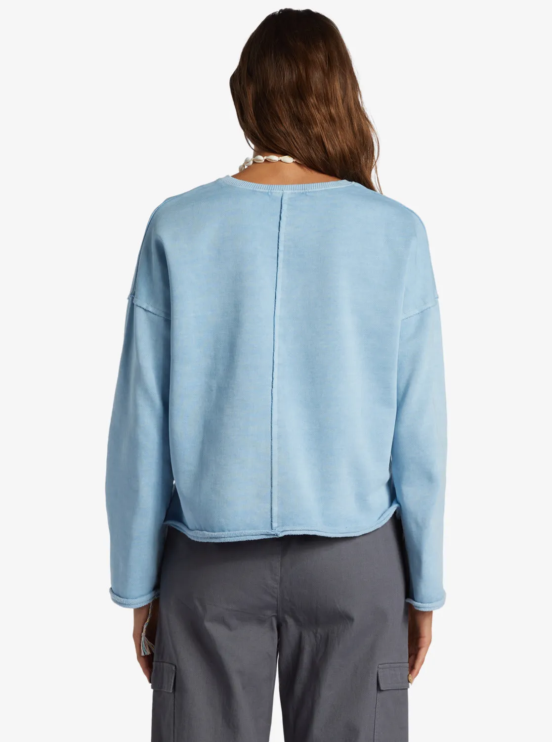 Doheny Crew Neck Sweatshirt - Bel Air Blue sold by Roxy product image thumbnail 5