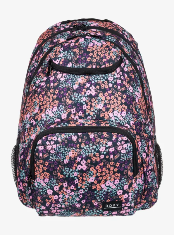Shadow Swell Printed 24L Medium Backpack - Anthracite Floral Daze sold by Roxy