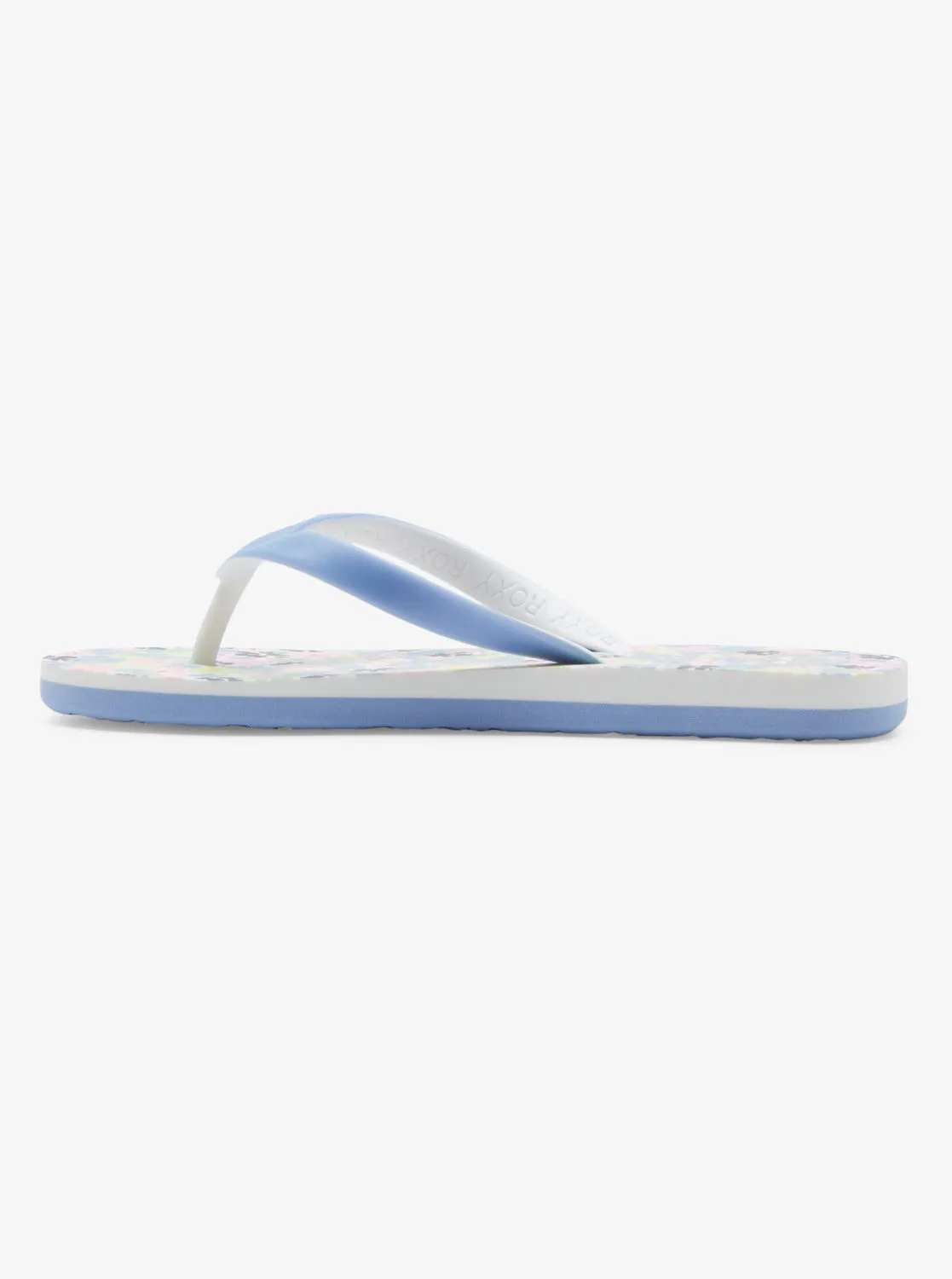 Girls 4-16 Tahiti Flip-Flops - White/Pink/Blue sold by Roxy product image thumbnail 3