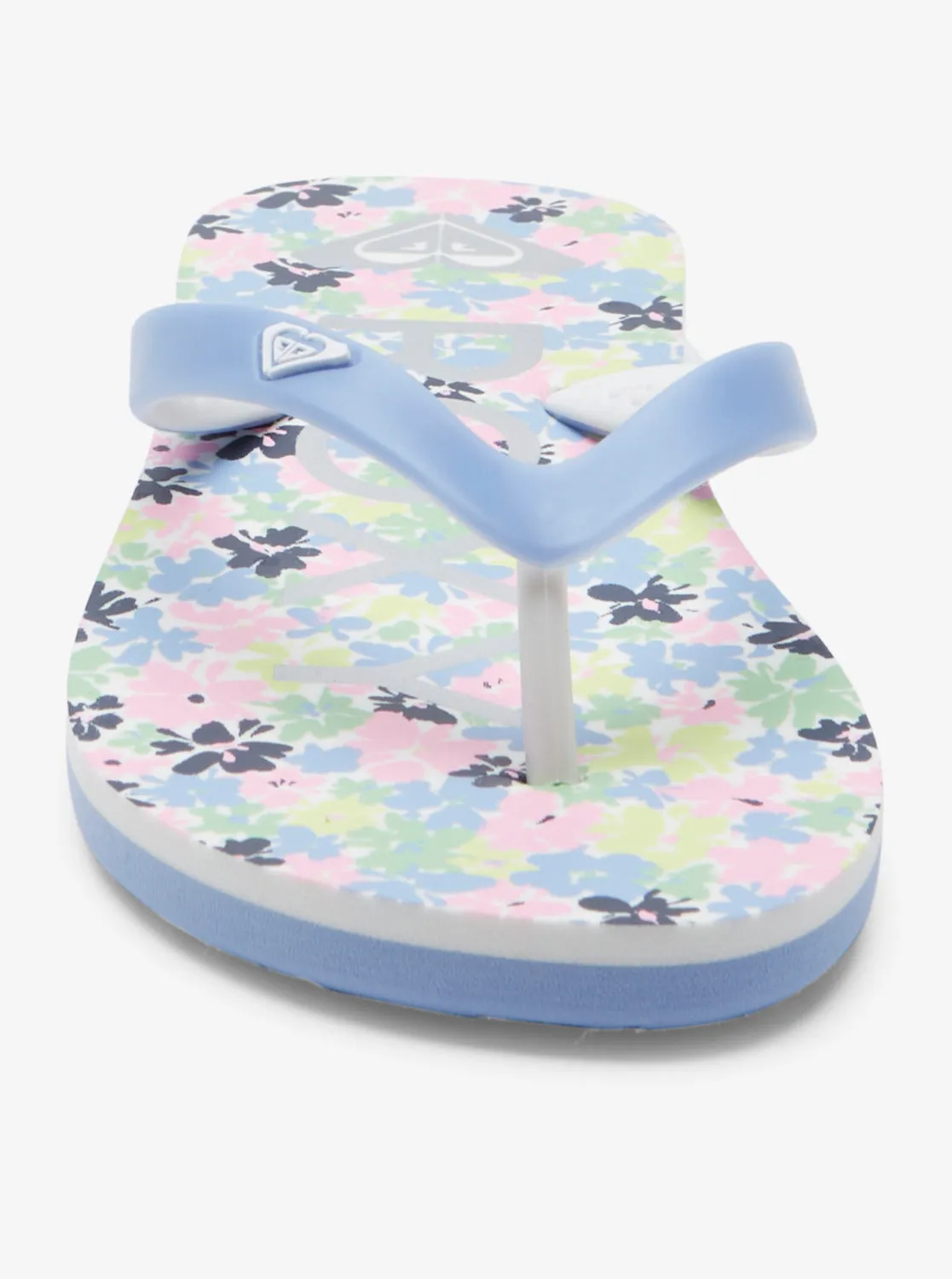 Girls 4-16 Tahiti Flip-Flops - White/Pink/Blue sold by Roxy product image thumbnail 5