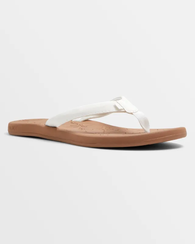 Vickie Sandals - White sold by Roxy