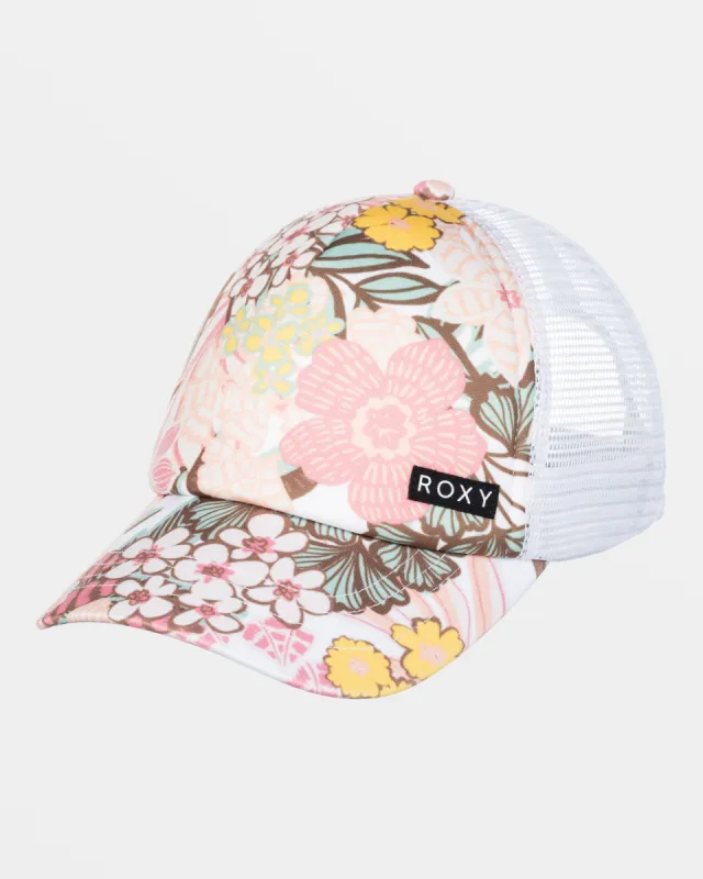 Girls 4-16 Honey Coconut Trucker Hat - White Viva La Vida sold by Roxy