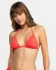 Beach Classics Tiki Triangle Bikini Top - Hibiscus sold by Roxy