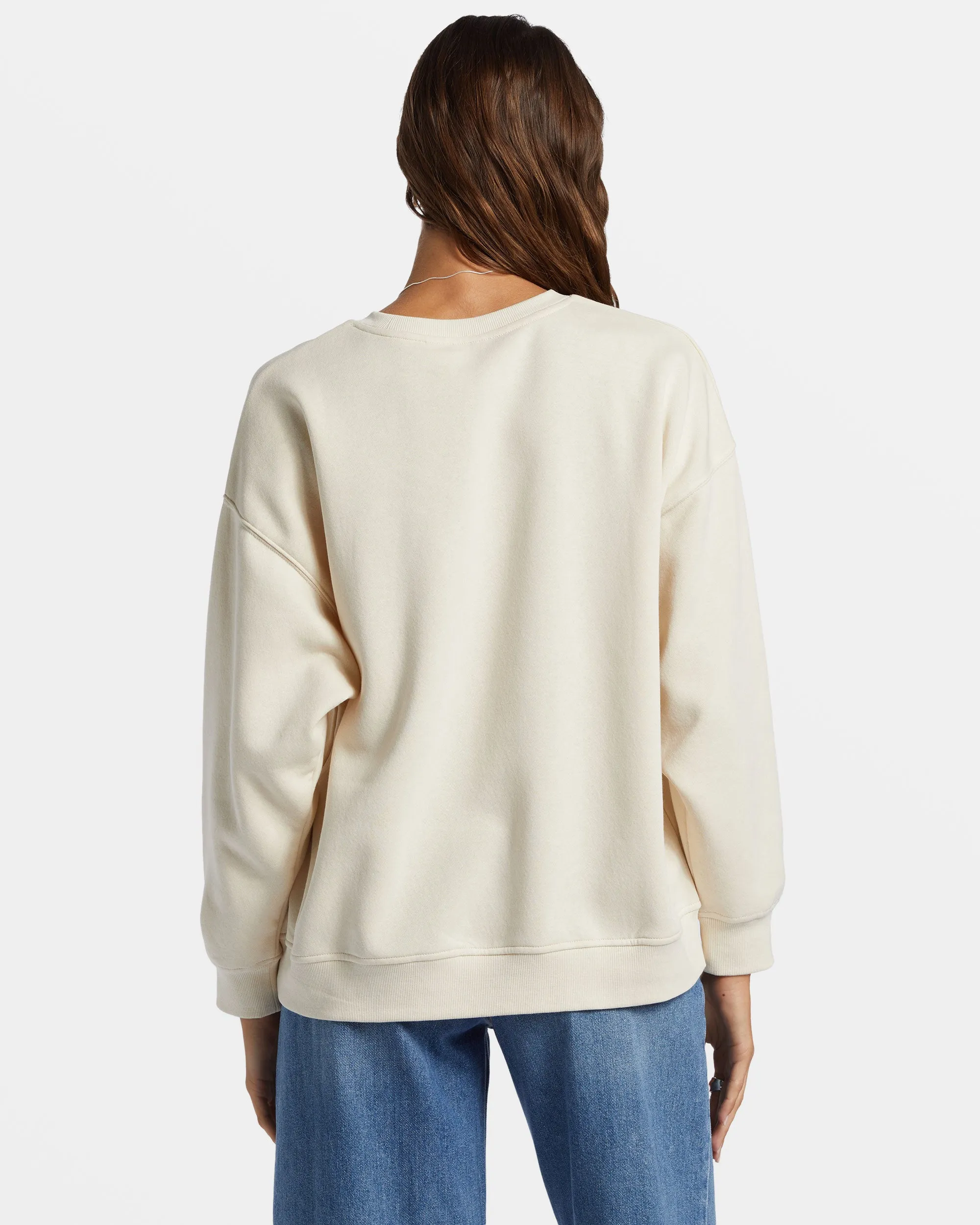 Morning Hike Crew Neck Sweatshirt - Tapioca sold by Roxy product image thumbnail 2