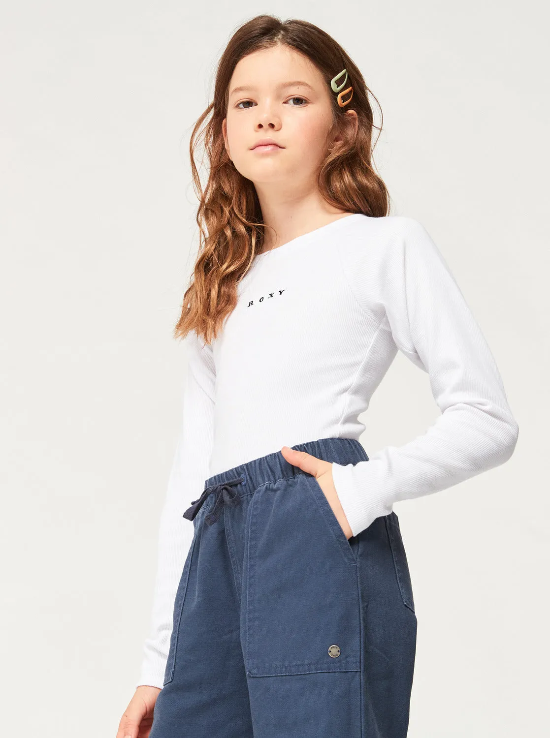 Girls 4-16 Roxify Sleeveless Muscle T-Shirt - Bright White sold by Roxy product image thumbnail 2