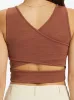 Good Keepsake Crop Top - Root Beer sold by Roxy