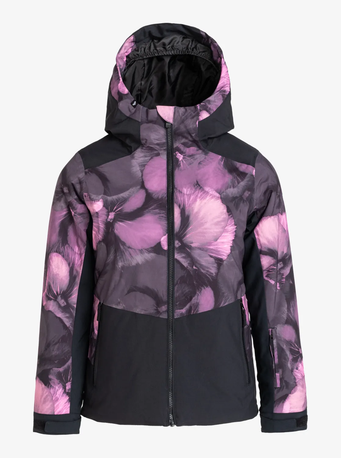 Girls 4-16 Silverwinter Technical Snow Jacket - True Black Pansy Pansy sold by Roxy product image thumbnail 4