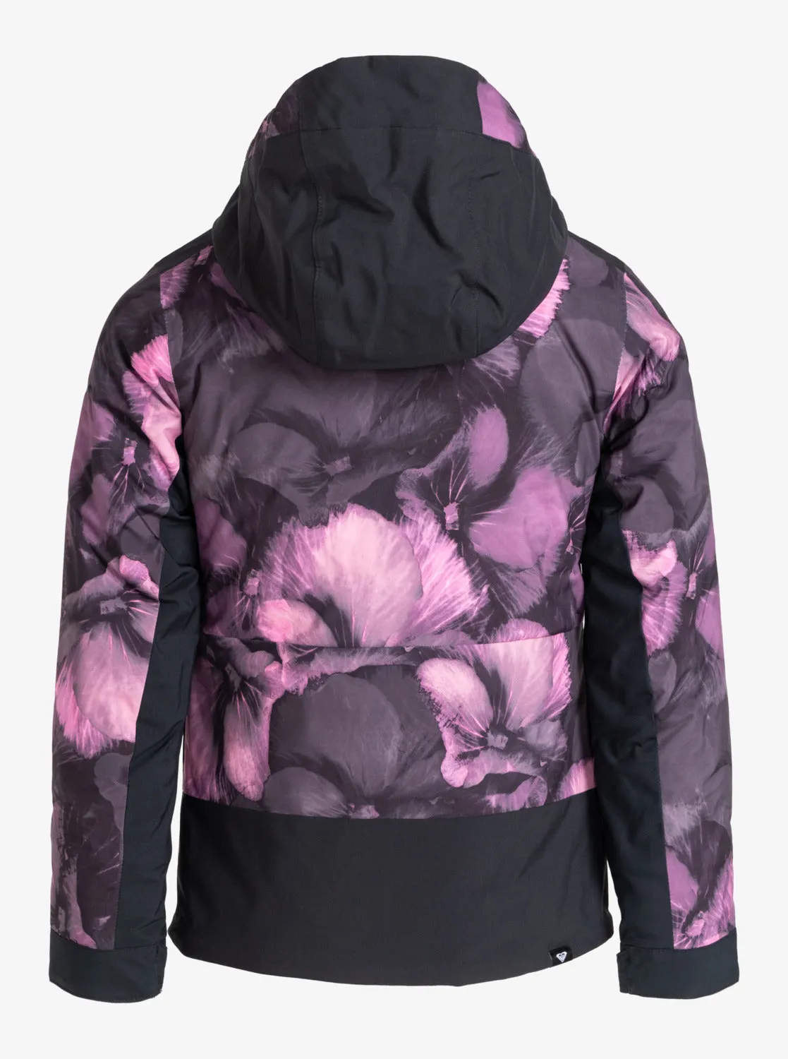 Girls 4-16 Silverwinter Technical Snow Jacket - True Black Pansy Pansy sold by Roxy product image thumbnail 5