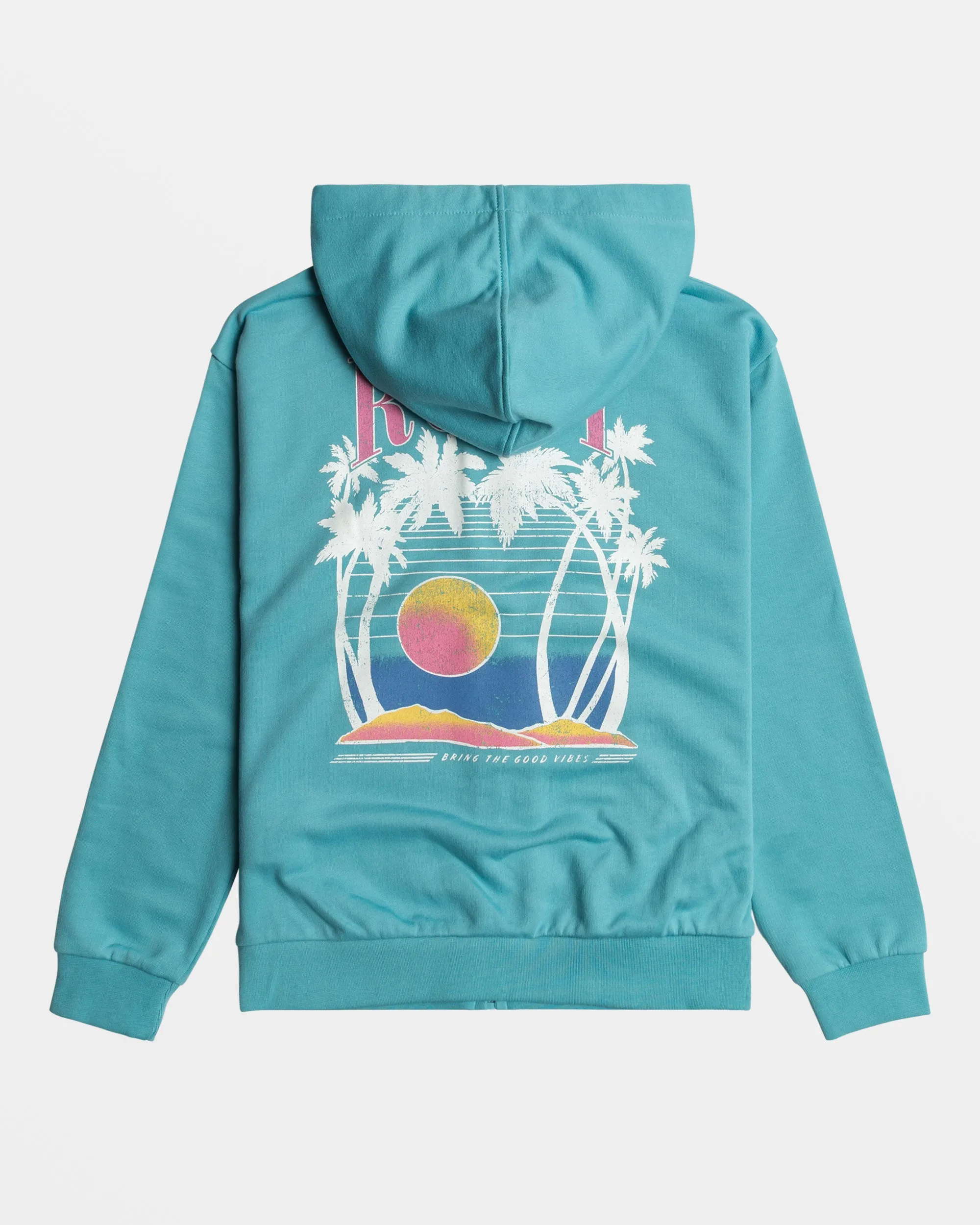 Girls 4-16 Evening Hike Zip Hoodie - Maui Blue sold by Roxy product image thumbnail 2