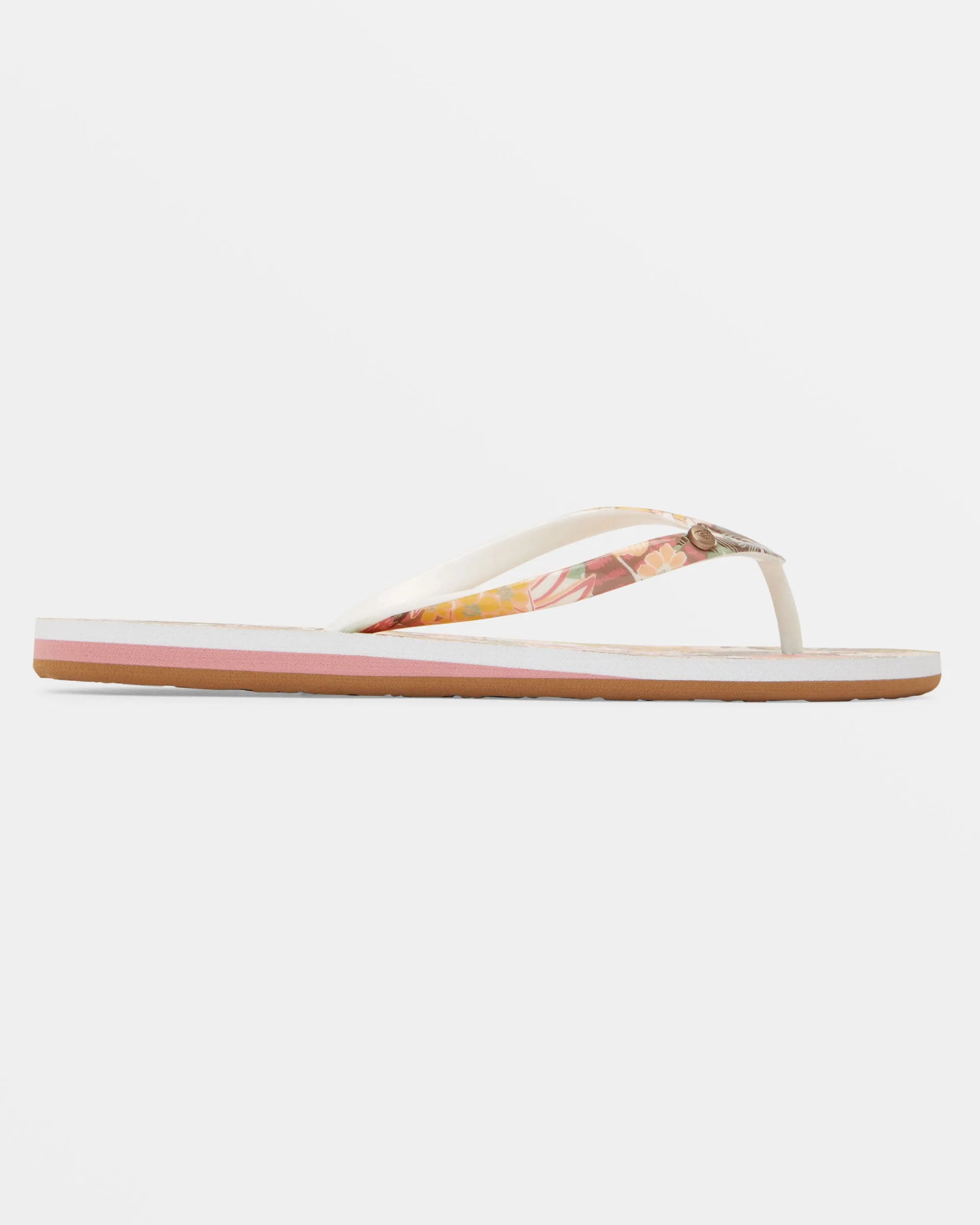 Portofino Flip-Flops - White/Light Brown sold by Roxy product image thumbnail 3