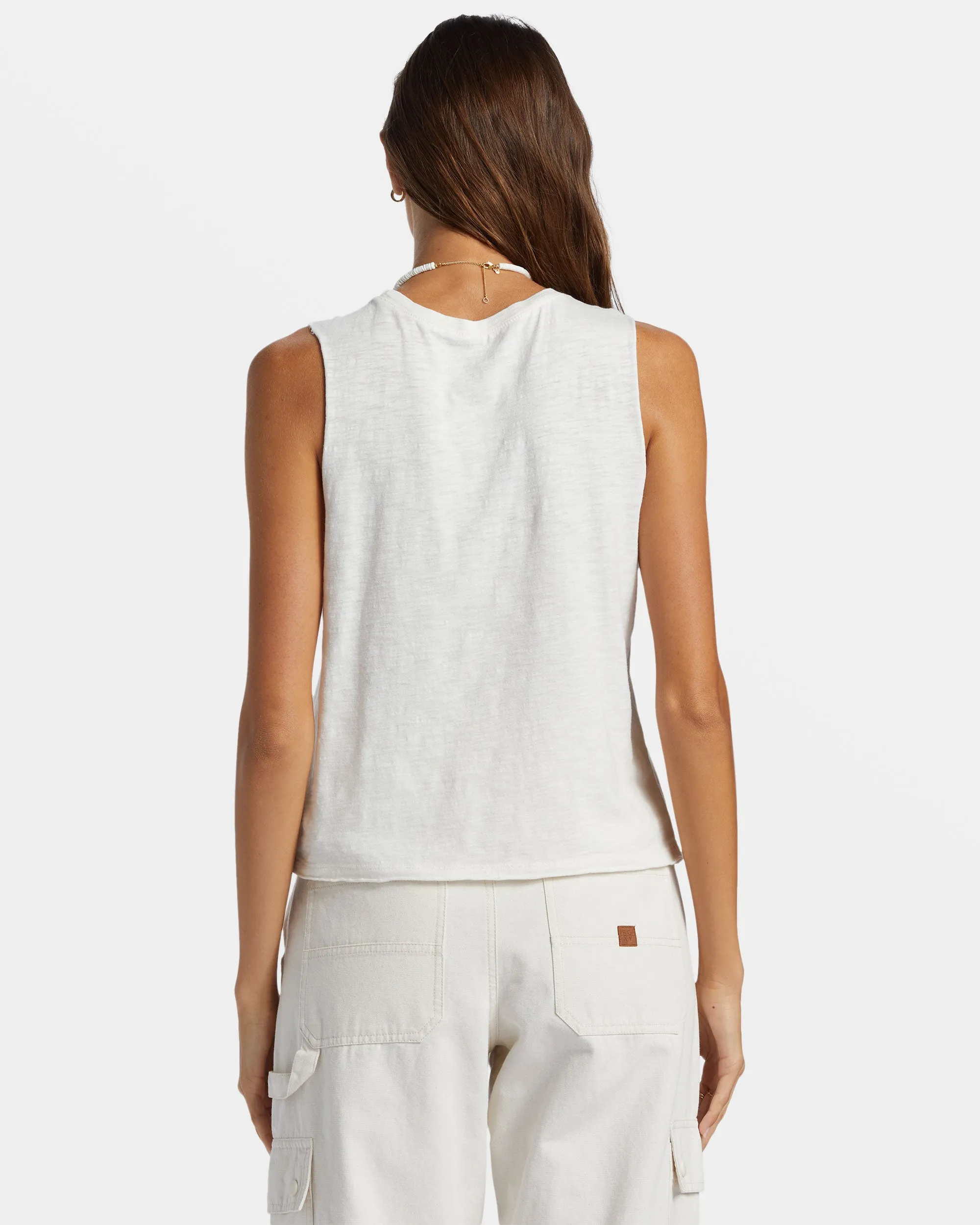 Wave Rider Muscle Tank - Snow White sold by Roxy product image thumbnail 2