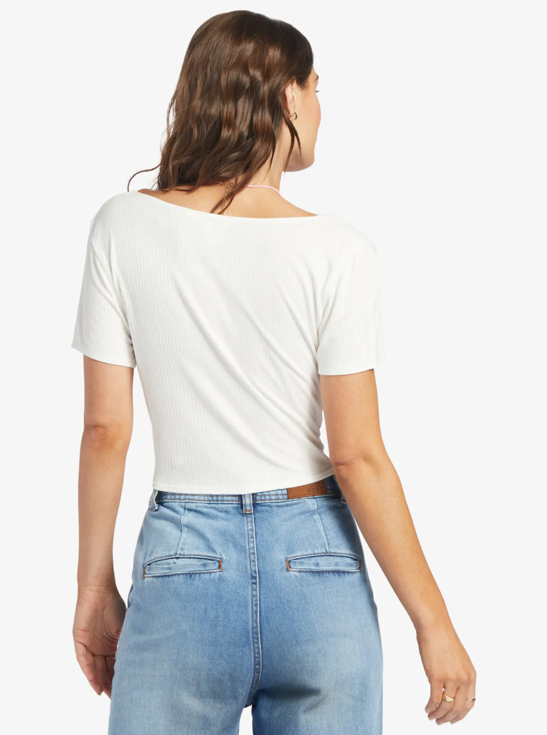 Born With It Crop Top - Snow White sold by Roxy product image thumbnail 5