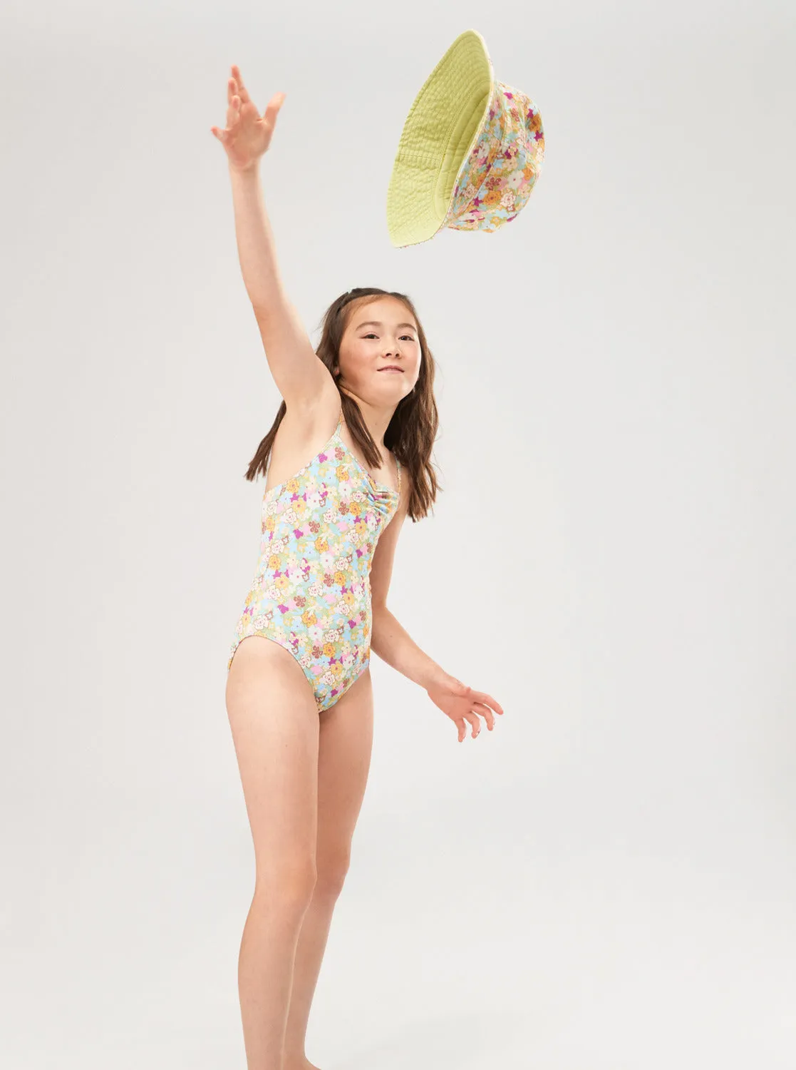 Girls 4-16 Tiny Honey Bucket Hat - Fern Memories sold by Roxy product image thumbnail 4