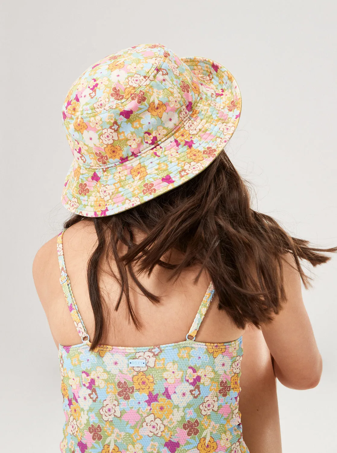 Girls 4-16 Tiny Honey Bucket Hat - Fern Memories sold by Roxy product image thumbnail 2