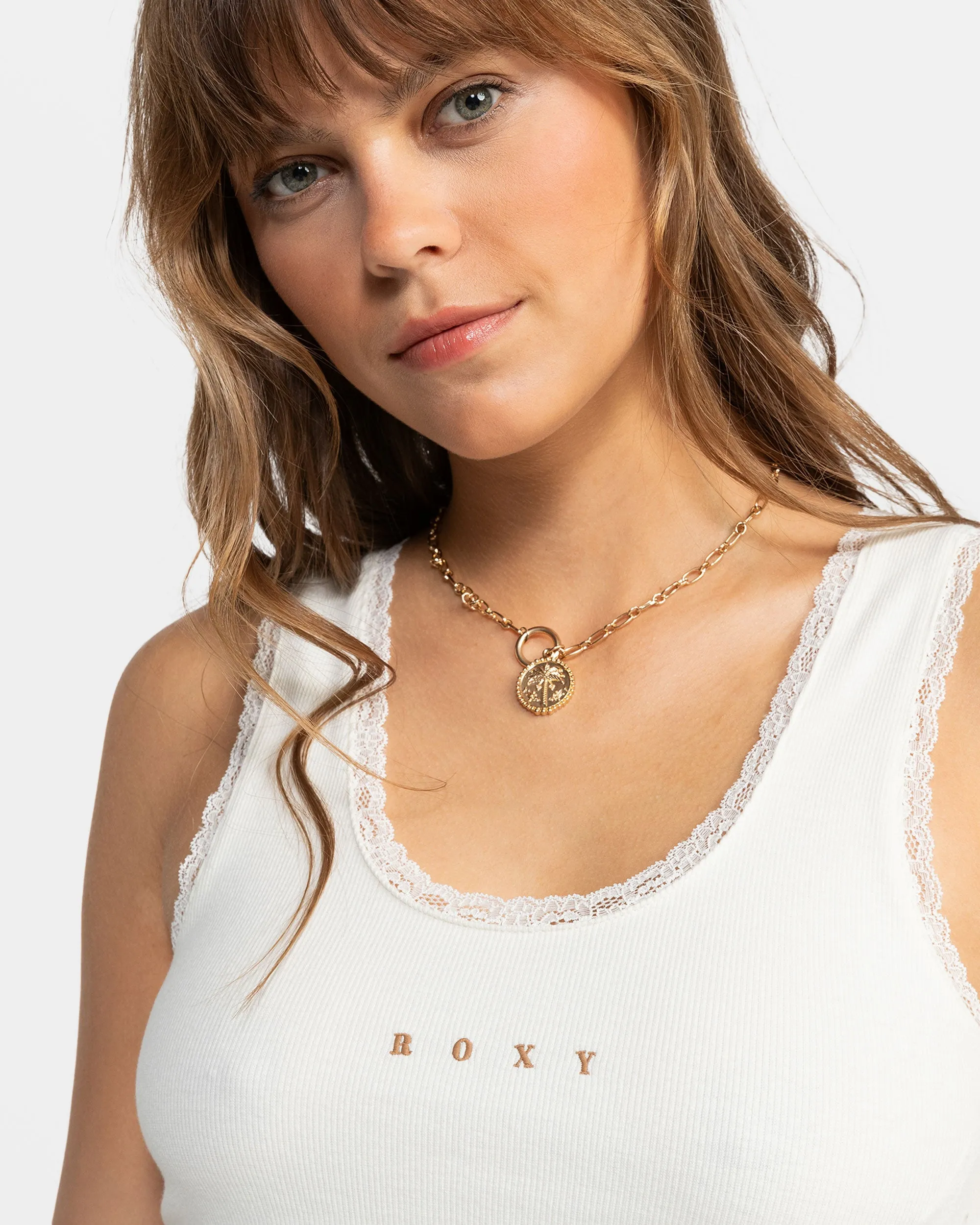 Roxy Lace Tank Top - Egret sold by Roxy product image thumbnail 2