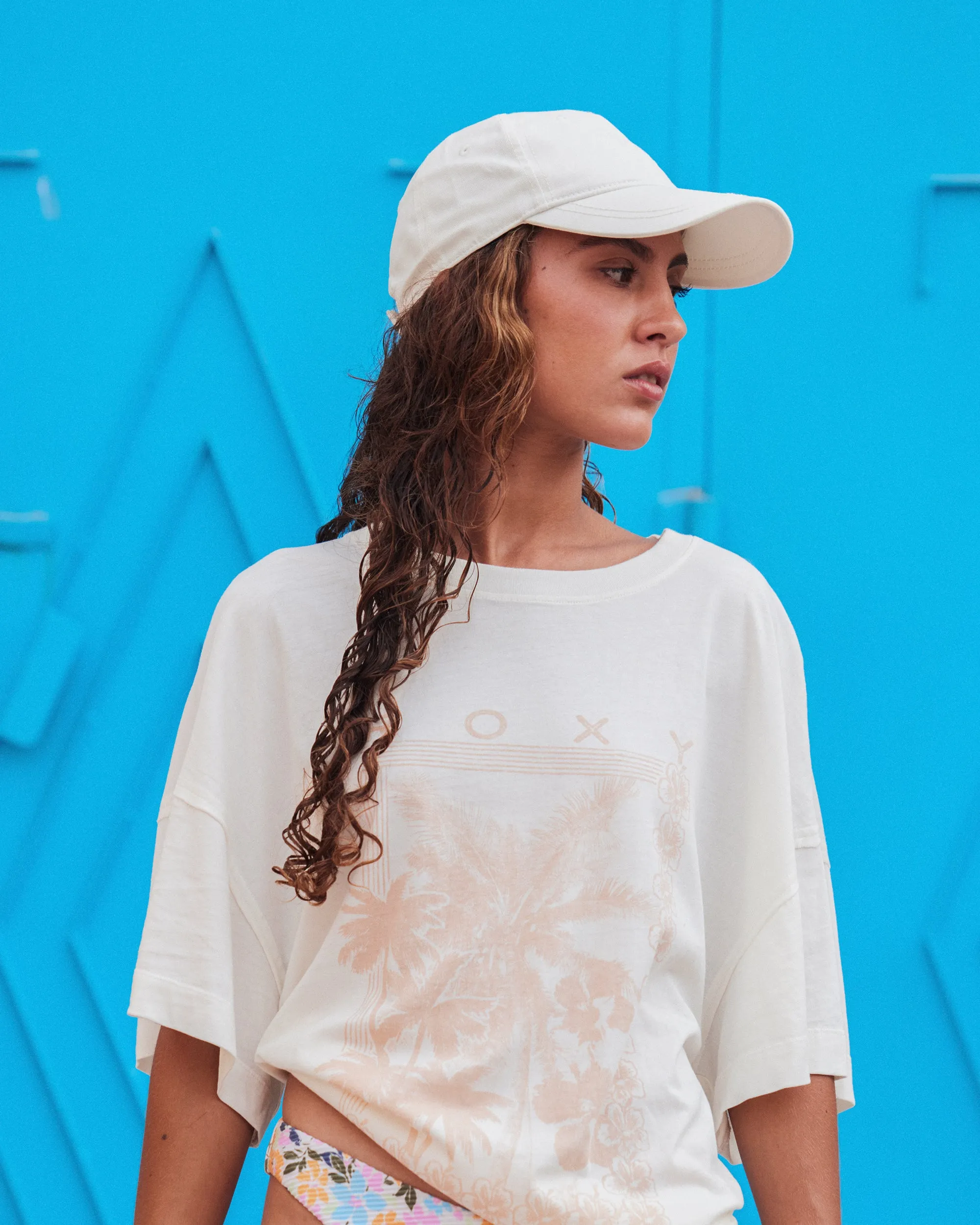 Dear Believer Baseball Cap - Egret sold by Roxy product image thumbnail 3