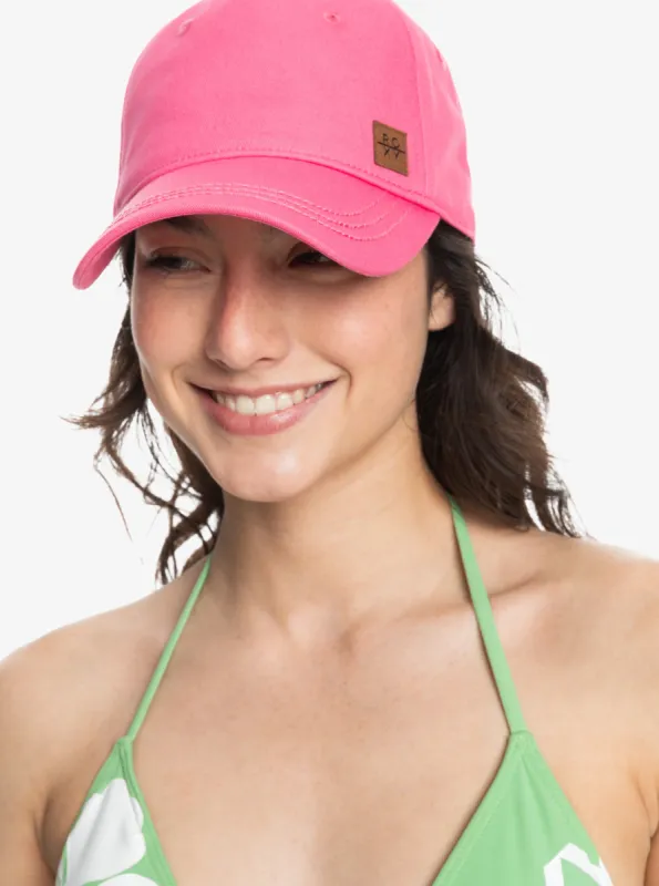 Extra Innings Color Baseball Hat - Shocking Pink sold by Roxy