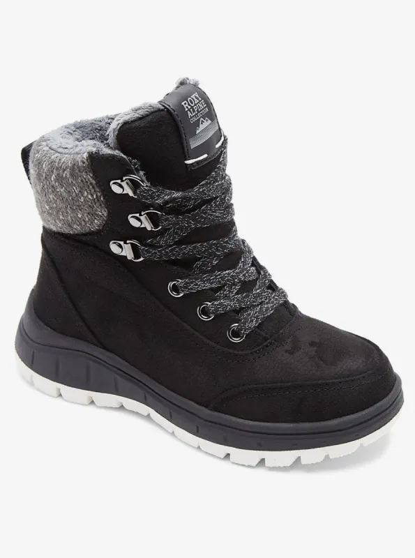 Girls 4-16 Karmel Lace-Up Boots - Black sold by Roxy