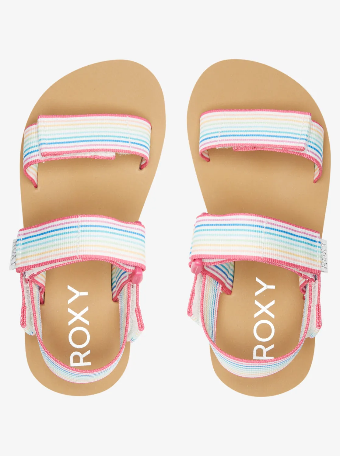 Girls 4-16 Roxy Cage Sandals - White/Multi sold by Roxy product image thumbnail 4