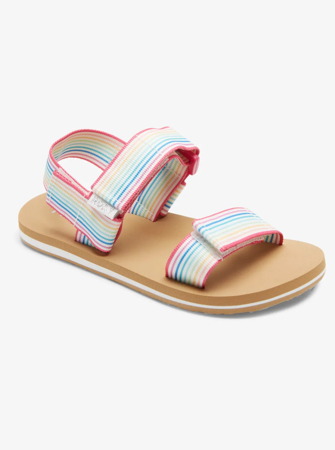 Girls 4-16 Roxy Cage Sandals - White/Multi sold by Roxy