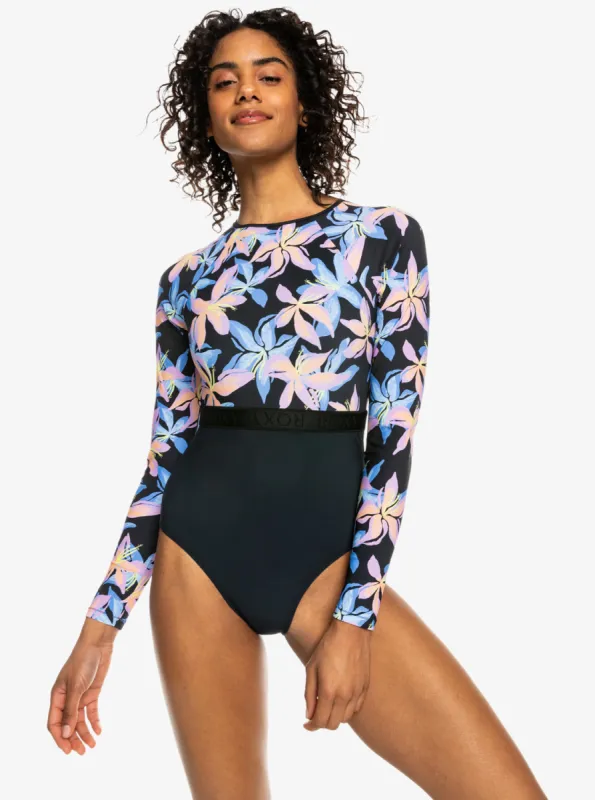 Roxy Active Surf One-Piece - Anthracite Kiss sold by Roxy