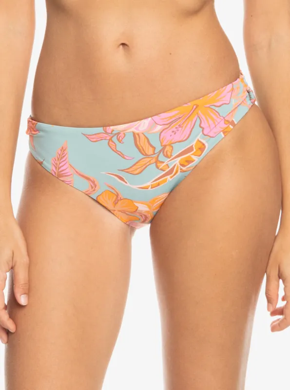 Printed Beach Classics Hipster Bikini Bottoms - Blue Surf Kartoffel Tropical sold by Roxy