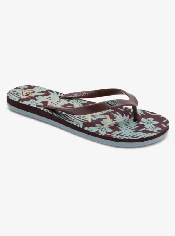 Tahiti Flip-Flops - Chocolate sold by Roxy