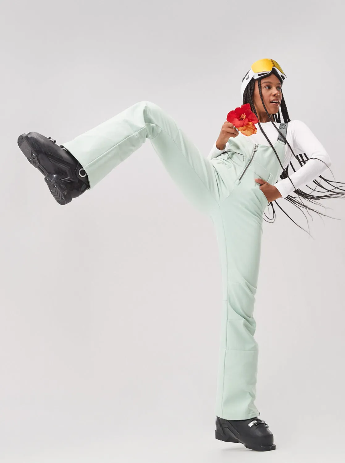 Summit Technical Snow Bib Pants - Cameo Green sold by Roxy product image thumbnail 4