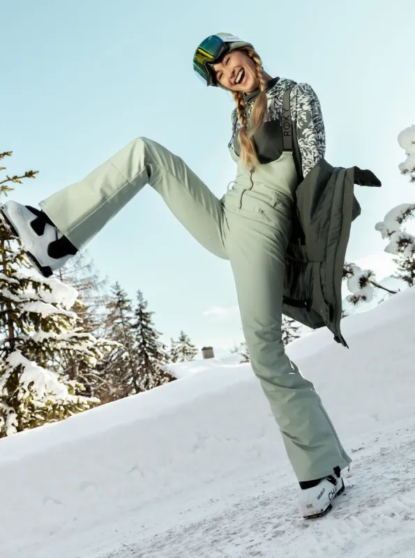 Summit Technical Snow Bib Pants - Cameo Green sold by Roxy