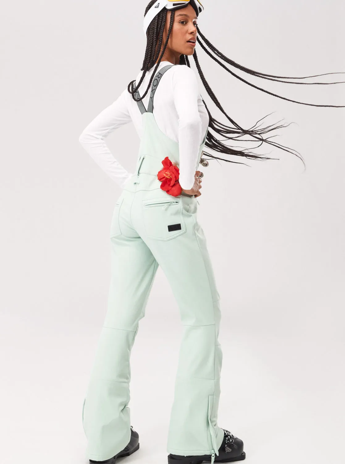 Summit Technical Snow Bib Pants - Cameo Green sold by Roxy product image thumbnail 5