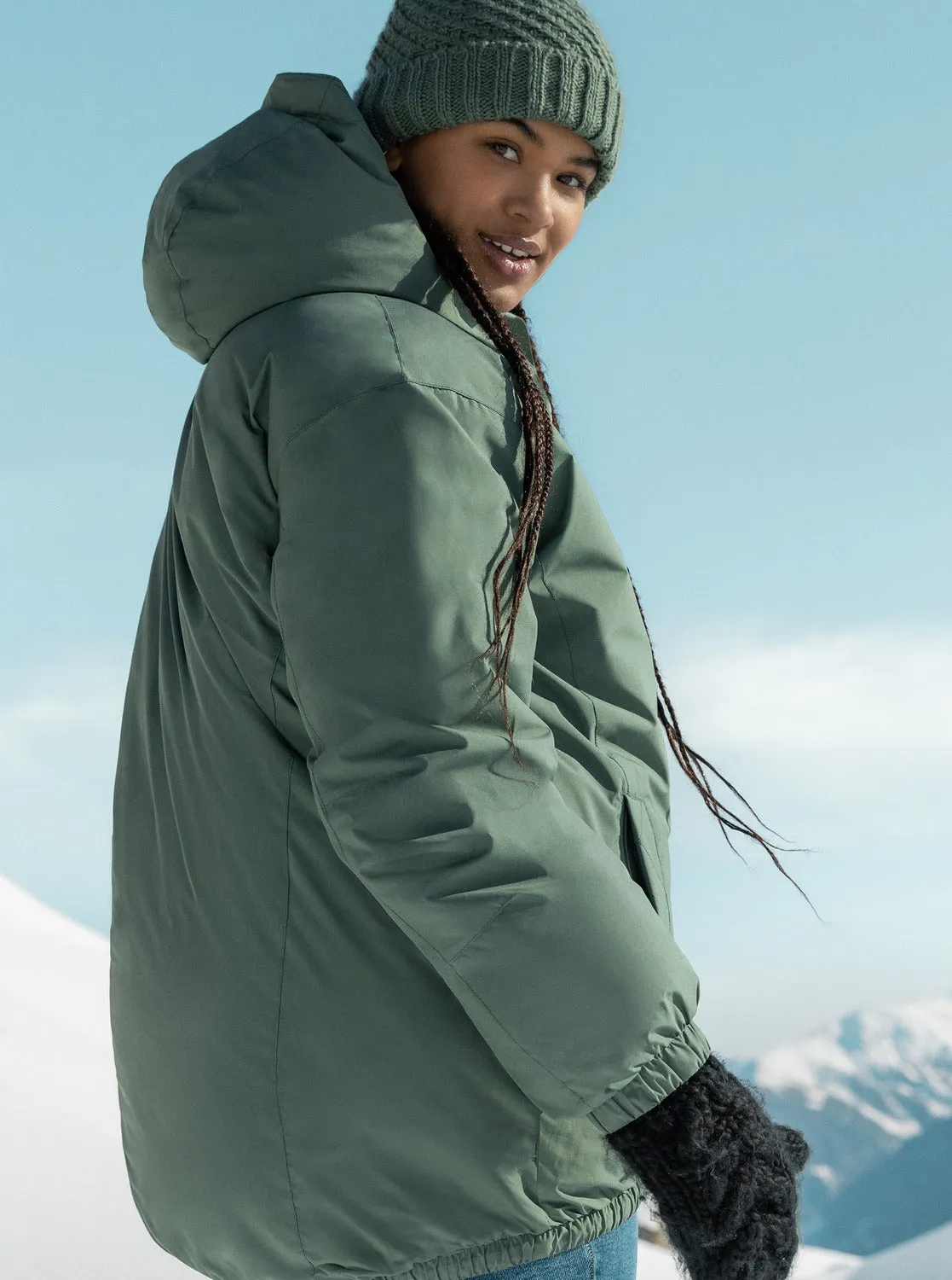 Lofty Cloud Winter Parka - Dark Forest sold by Roxy product image thumbnail 2