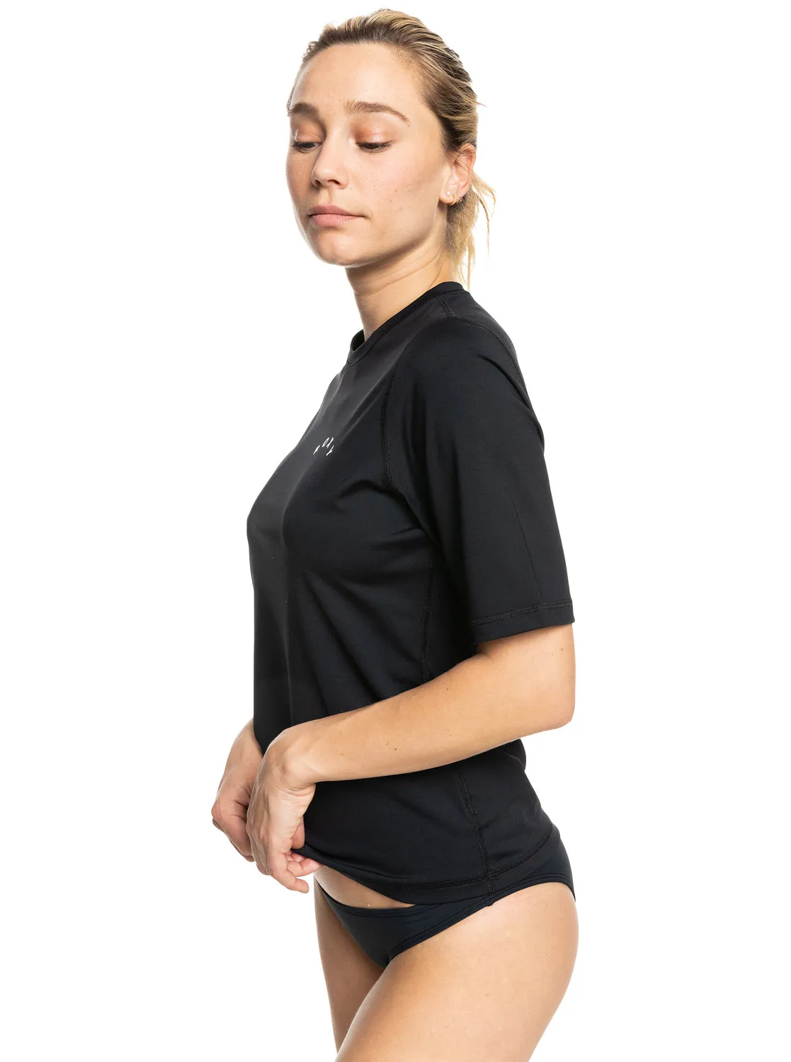 Enjoy Waves Short Sleeve UPF 50 Rashguard - Anthracite sold by Roxy product image thumbnail 2