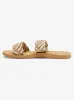 Porto Slide Slider Sandals - Natural sold by Roxy