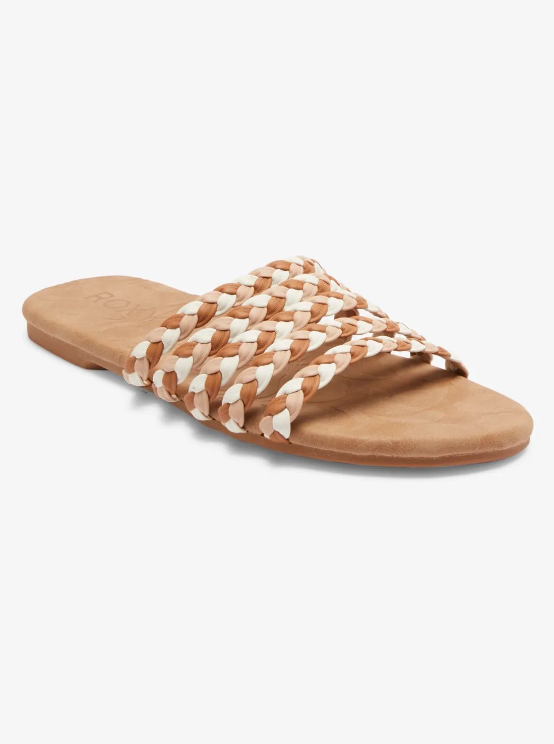 Olina Slide Sandals - Brown/Tan sold by Roxy product image thumbnail 4
