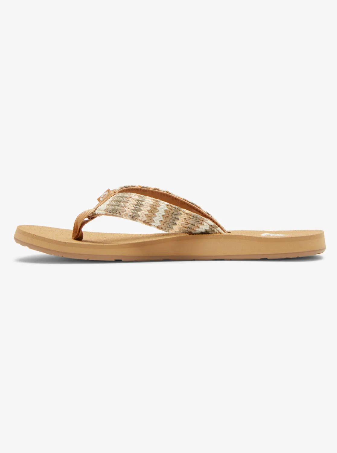 Porto Raffia Flip-Flops - Fall Leaf Multi sold by Roxy product image thumbnail 4