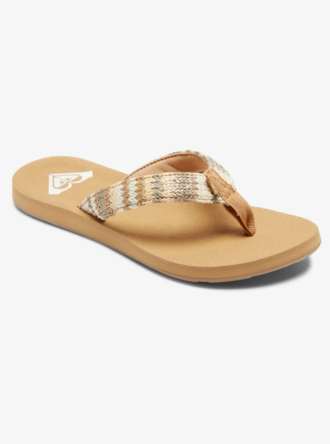 Porto Raffia Flip-Flops - Fall Leaf Multi sold by Roxy product image thumbnail 2