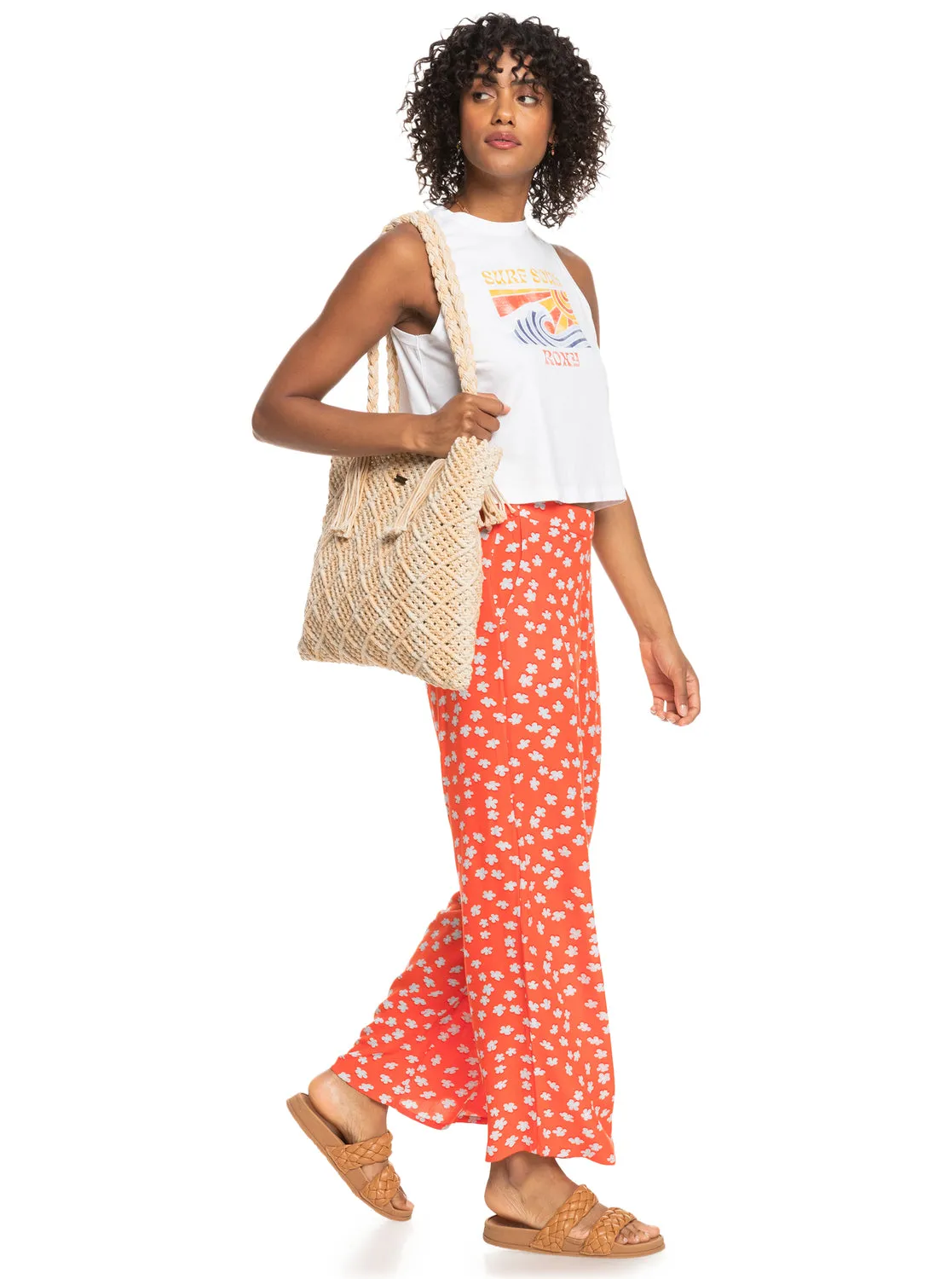 Moonlight Serenade Cropped Tank Top - Bright White sold by Roxy product image thumbnail 4