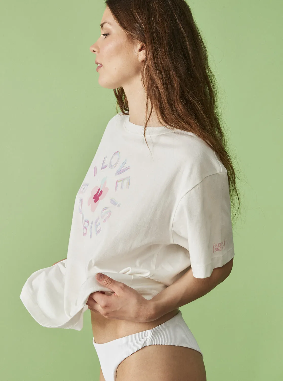 Keep A Breast Day T-Shirt - Snow White sold by Roxy product image thumbnail 2