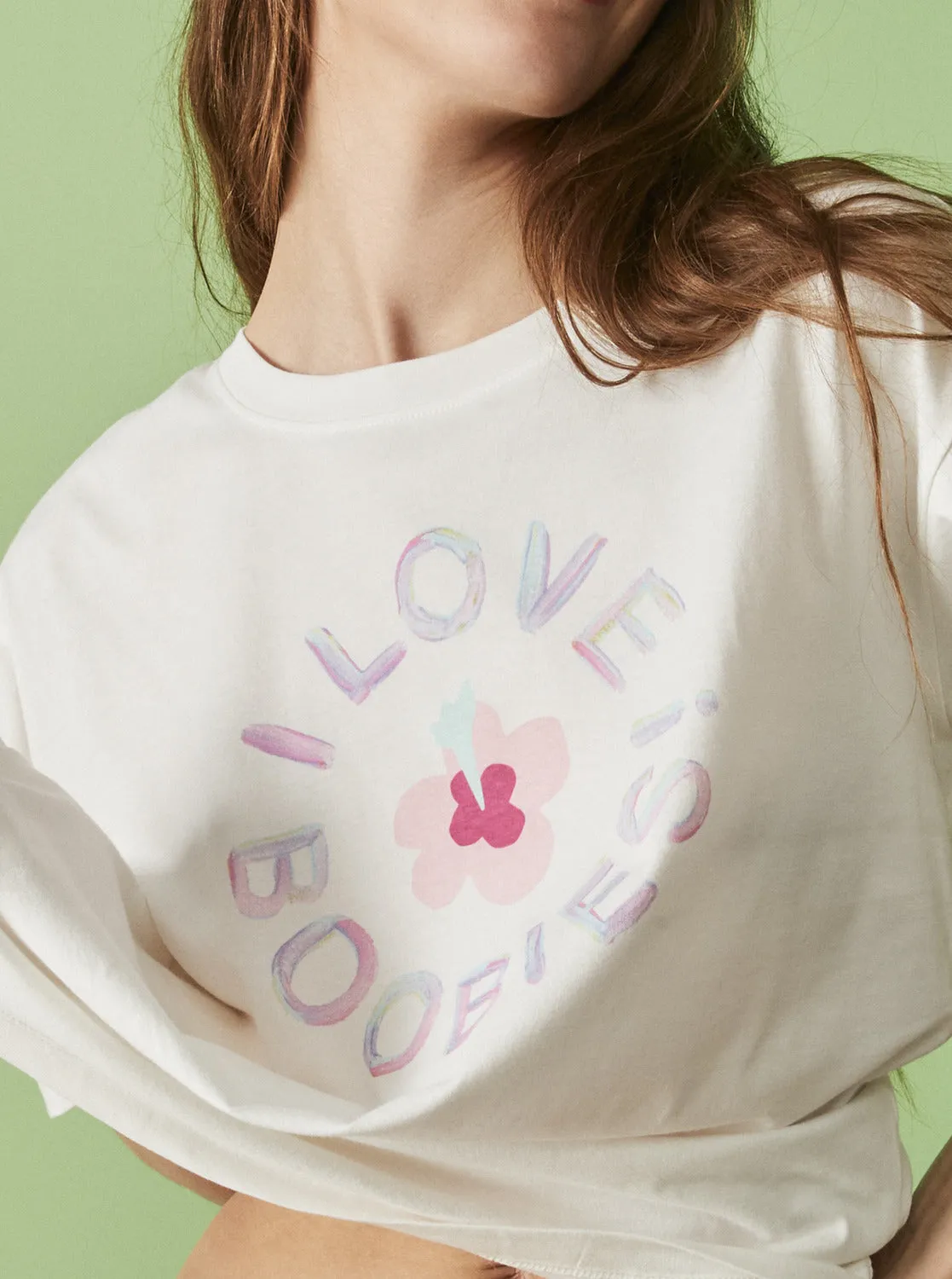 Keep A Breast Day T-Shirt - Snow White sold by Roxy product image thumbnail 4