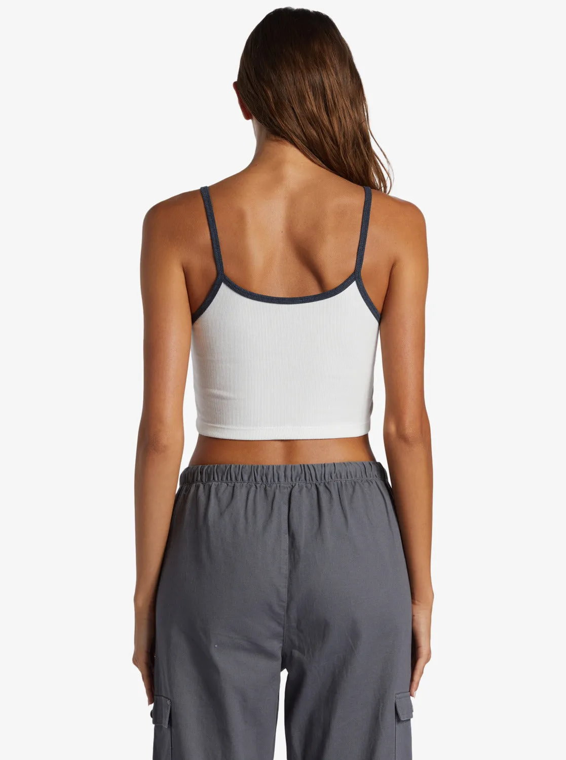 Sunset Palms Crop Tank - Snow White sold by Roxy product image thumbnail 5