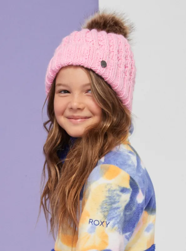 Girls 4-16 Blizzard Beanie - Pink Frosting sold by Roxy