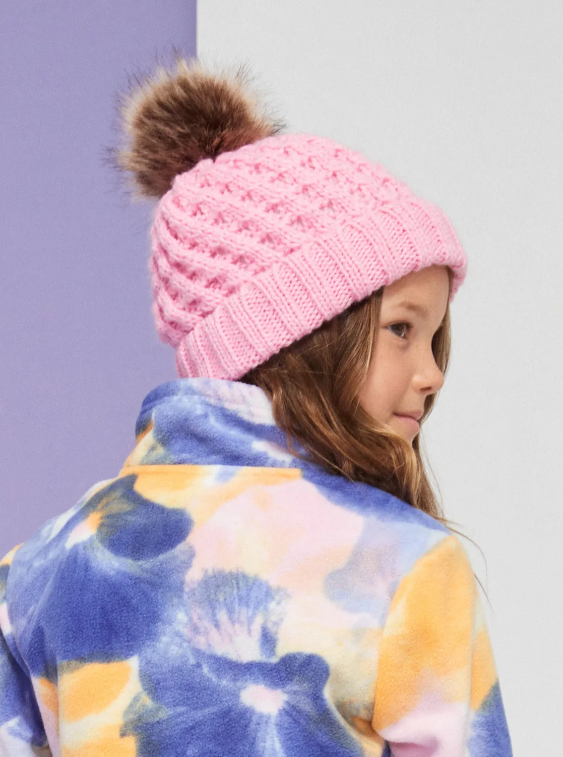 Girls 4-16 Blizzard Beanie - Pink Frosting sold by Roxy product image thumbnail 2