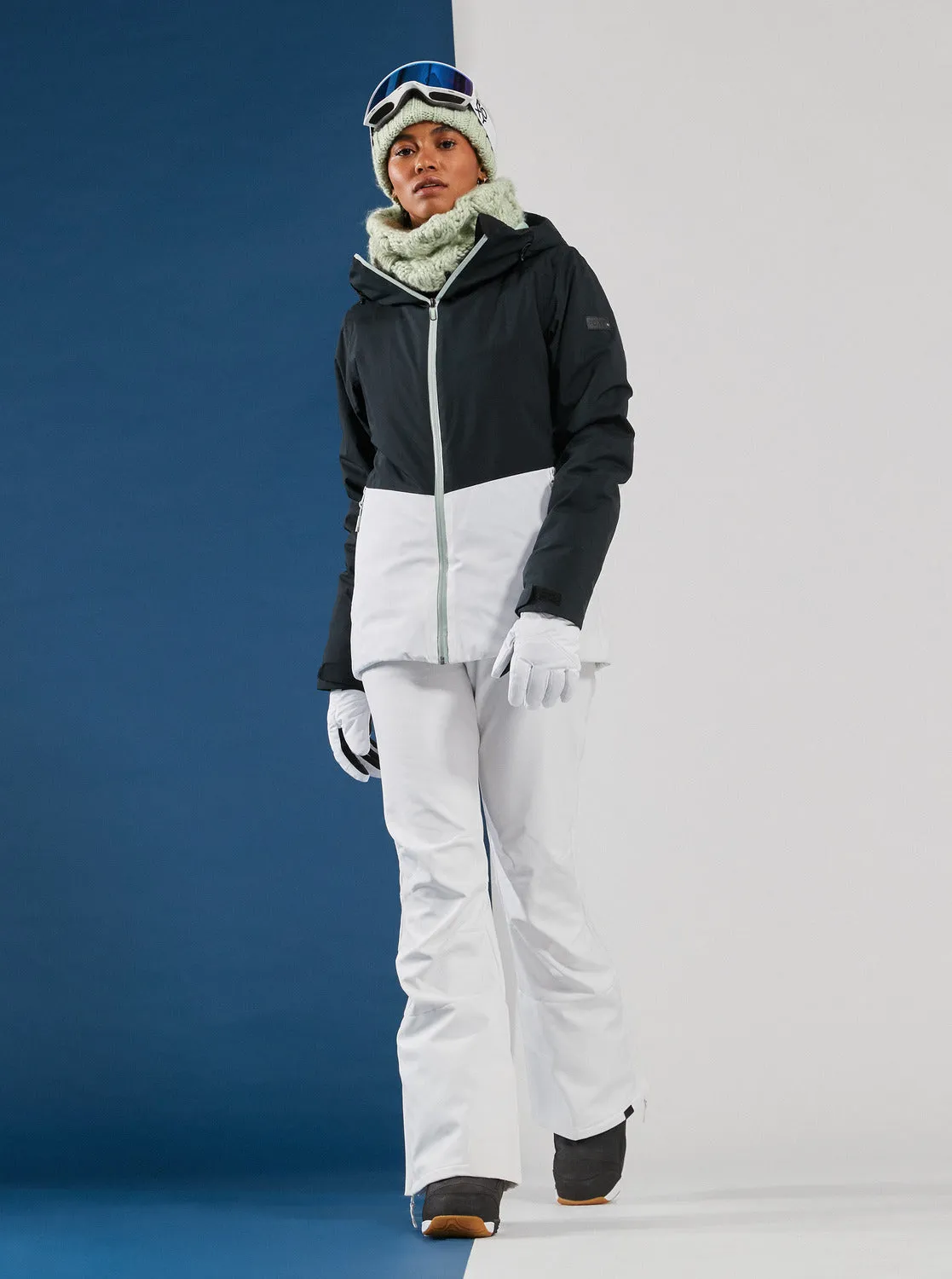 Rising High Skinny Technical Snow Pants - Bright White sold by Roxy product image thumbnail 5