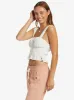 Sunset Mist Ruched Top - Egret sold by Roxy